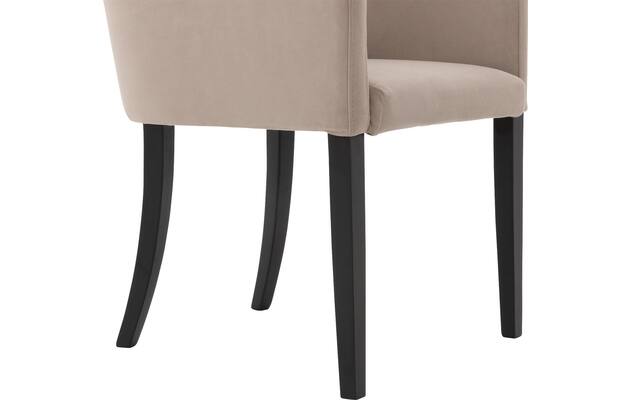 Goossens eetkamerstoel peda grijs stof - 8215382-05