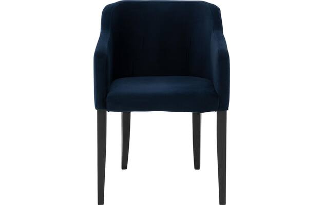 Goossens eetkamerstoel peda blauw stof - 8215383-01