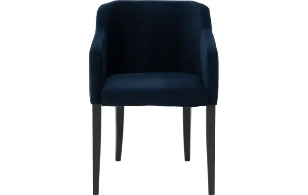 Goossens eetkamerstoel peda blauw stof - 8215383-01