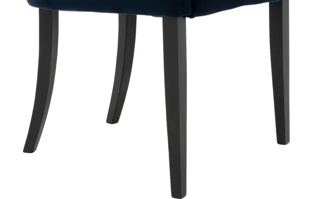 Goossens eetkamerstoel peda blauw stof - 8215383-05
