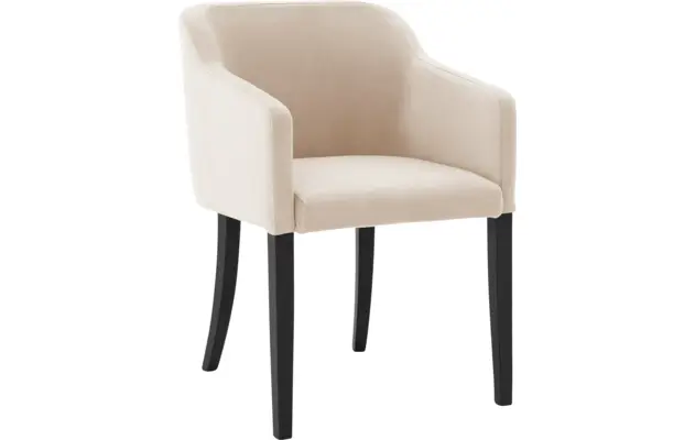Goossens eetkamerstoel peda beige stof - 8215384-01
