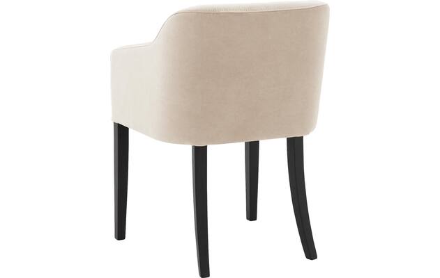 Goossens eetkamerstoel peda beige stof - 8215384-02