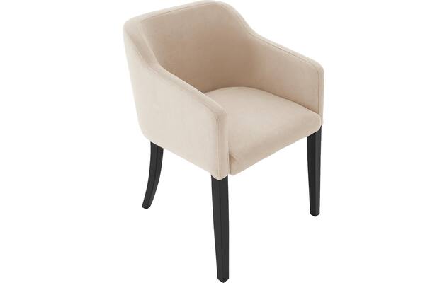 Goossens eetkamerstoel peda beige stof - 8215384-04