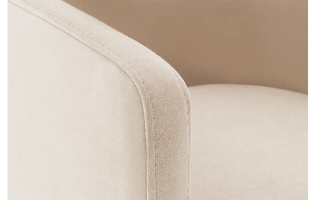 Goossens eetkamerstoel peda beige stof - 8215384-06