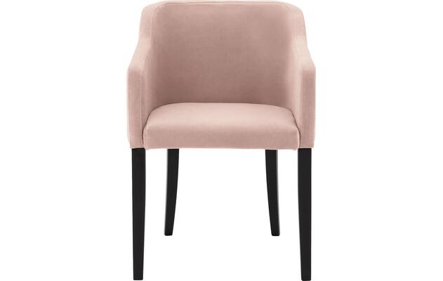 Goossens eetkamerstoel peda roze stof - 8215386-03