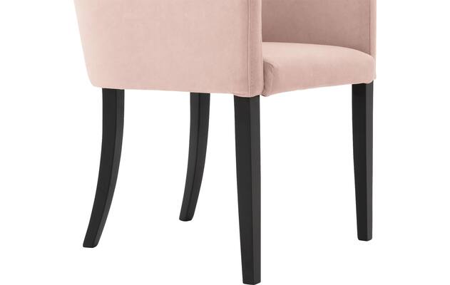 Goossens eetkamerstoel peda roze stof - 8215386-05