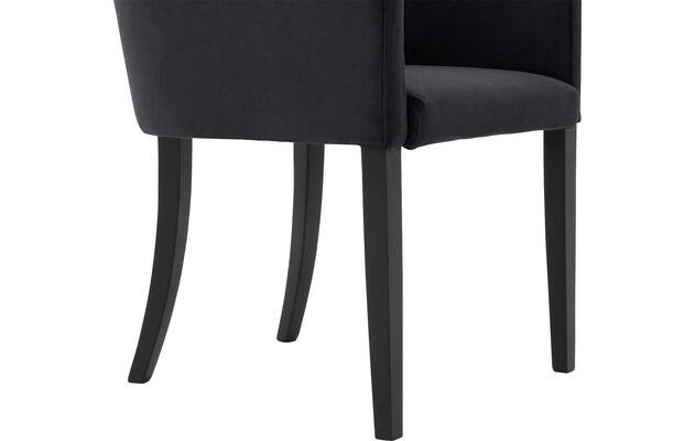 Goossens eetkamerstoel peda grijs stof - 8215387-05