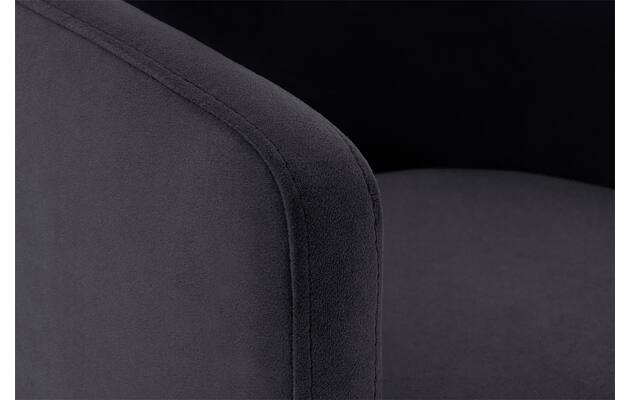 Goossens eetkamerstoel peda grijs stof - 8215387-06