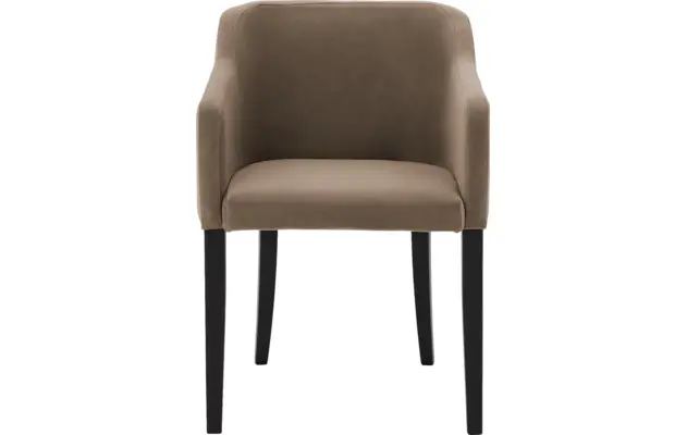 Goossens eetkamerstoel peda bruin stof - 8215388-03