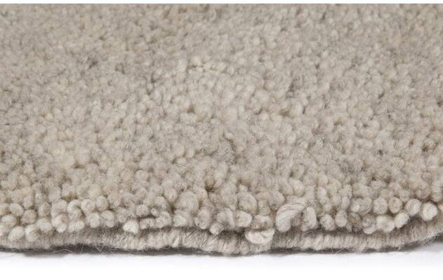 Goossens eco vloerkleed fugo grijs wol - 8215396-05