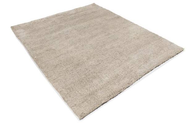 Goossens eco vloerkleed fugo grijs wol - 8215399-06