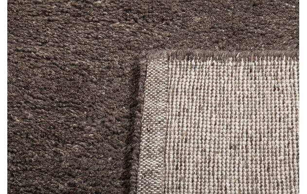 Goossens eco vloerkleed fugo grijs wol - 8215435-03