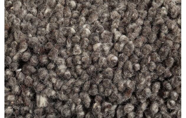 Goossens eco vloerkleed fugo grijs wol - 8215435-06