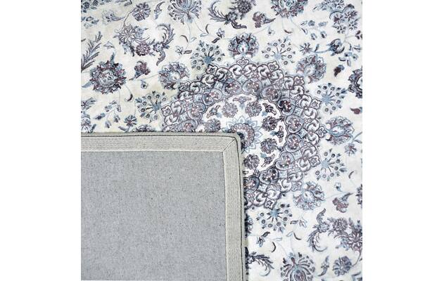 Goossens vloerkleed lexi blauw viscose - 8215441-04