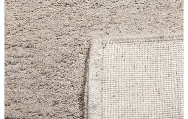 Goossens eco vloerkleed fugo grijs wol - 8215443-07