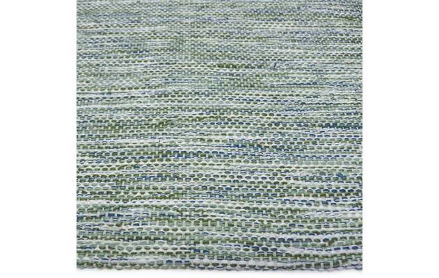 Goossens basic vloerkleed tealo groen katoen - 8215464-03