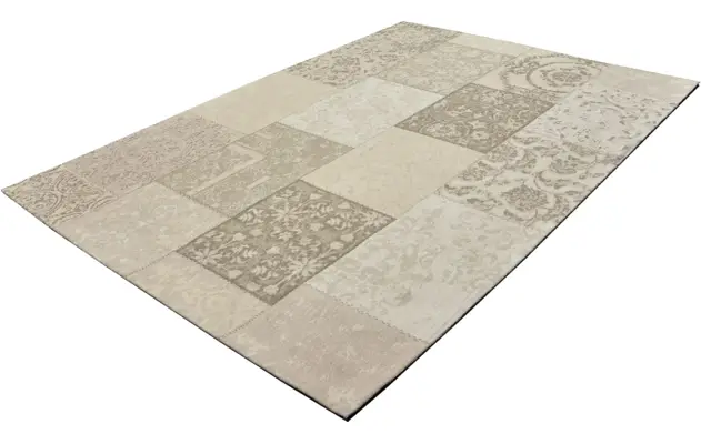Goossens basic vloerkleed decres beige katoen - 8215465-02