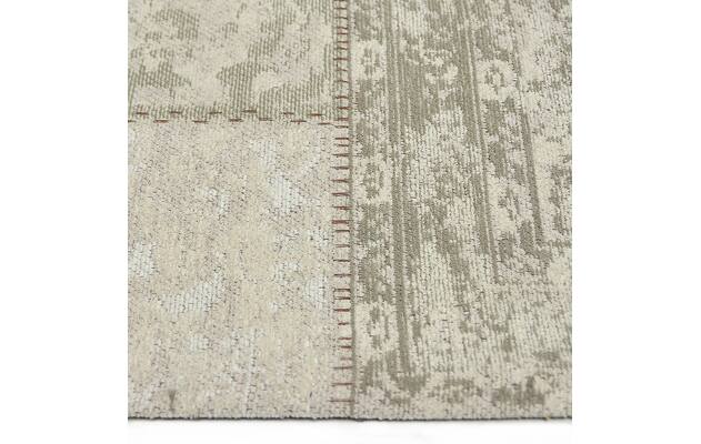 Goossens basic vloerkleed decres beige katoen - 8215465-03