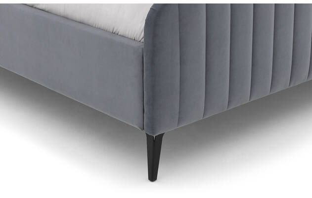 Goossens bedframe attent blauw stof - 8215482-07