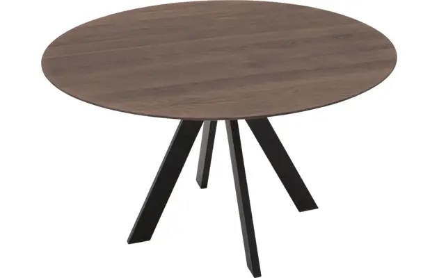Goossens excellent eettafel uniek donker bruin eiken - 8215661-04