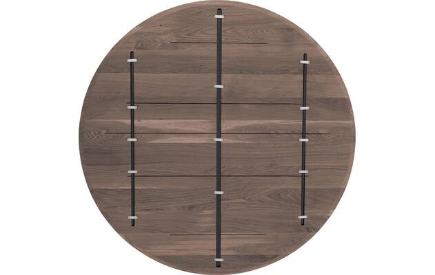 Goossens excellent eettafel uniek donker bruin eiken - 8215661-06