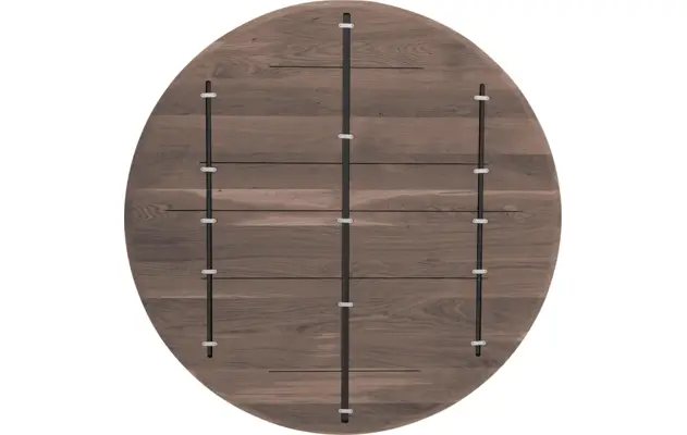 Goossens excellent eettafel uniek donker bruin eiken - 8215661-06