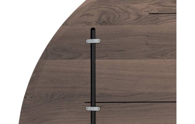 Goossens excellent eettafel uniek donker bruin eiken - 8215661-07