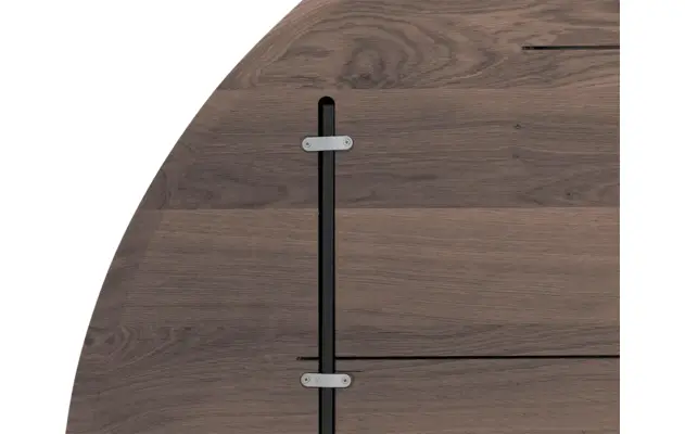 Goossens excellent eettafel uniek donker bruin eiken - 8215661-07