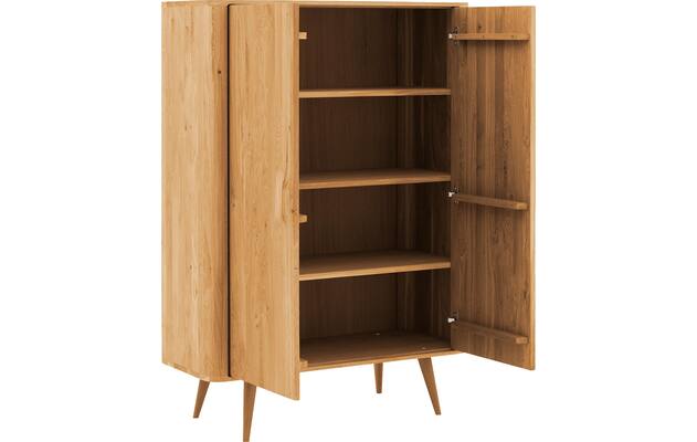 Goossens opbergkast bjarte blank eiken - 8215663-04