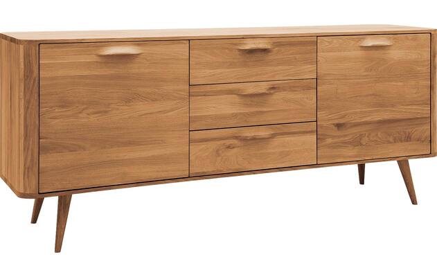 Goossens dressoir bjarte blank eiken - 8215668-02