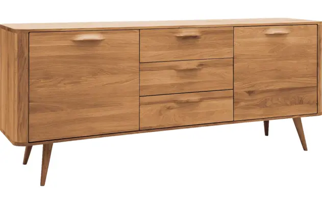 Goossens dressoir bjarte blank eiken - 8215668-02