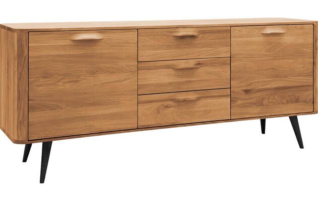Goossens dressoir bjarte blank eiken - 8215669-02