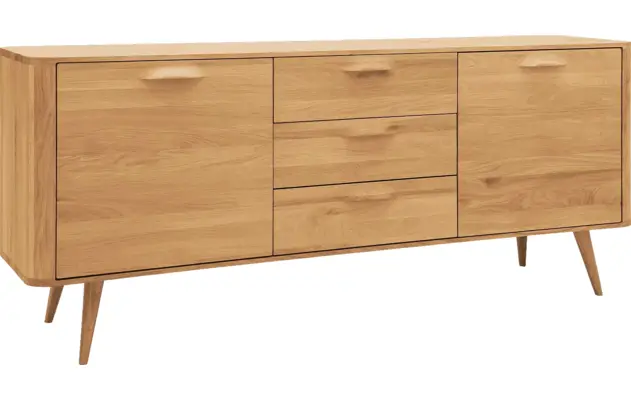 Goossens dressoir bjarte blank eiken - 8215670-02