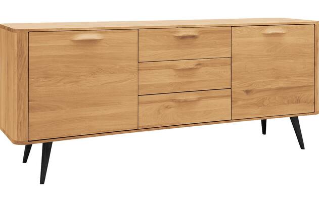 Goossens dressoir bjarte blank eiken - 8215671-02
