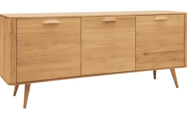 Goossens dressoir bjarte blank eiken - 8215674-02