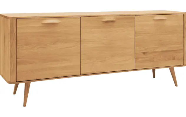 Goossens dressoir bjarte blank eiken - 8215674-02