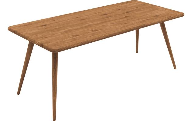 Goossens eettafel bjarte blank eiken - 8215688-03