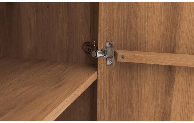 Goossens opbergkast bjarte blank eiken - 8215708-05