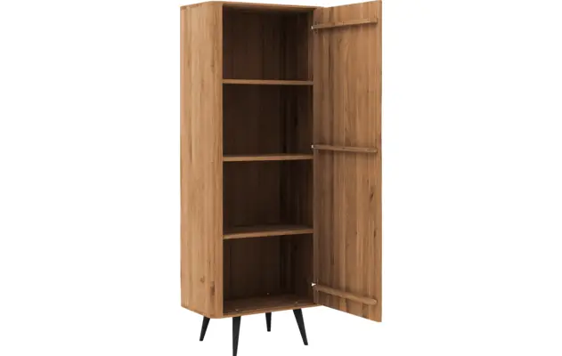 Goossens opbergkast bjarte blank eiken - 8215709-04