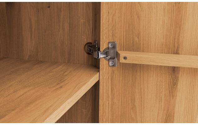 Goossens opbergkast bjarte blank eiken - 8215710-05