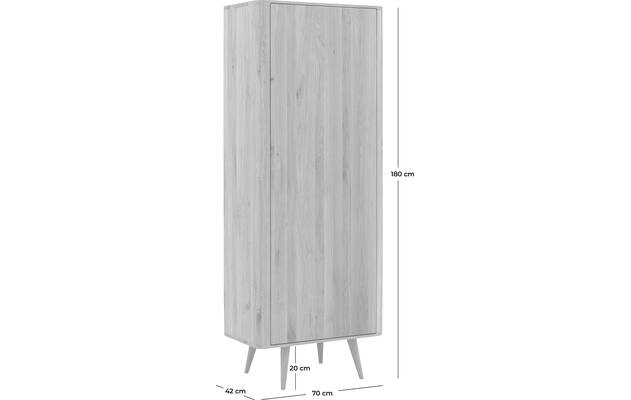 Goossens opbergkast bjarte wit eiken - 8215710-goossens-bjarte-opbergkast-eiken-50