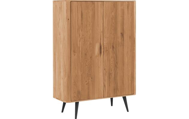 Goossens opbergkast bjarte blank eiken - 8215713-02