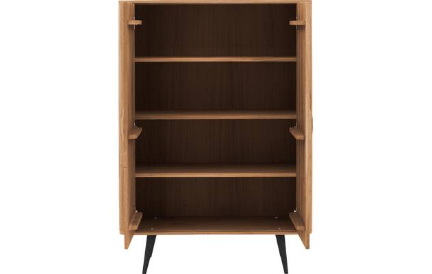 Goossens opbergkast bjarte blank eiken - 8215713-03
