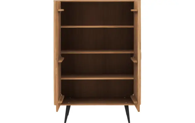 Goossens opbergkast bjarte blank eiken - 8215713-03