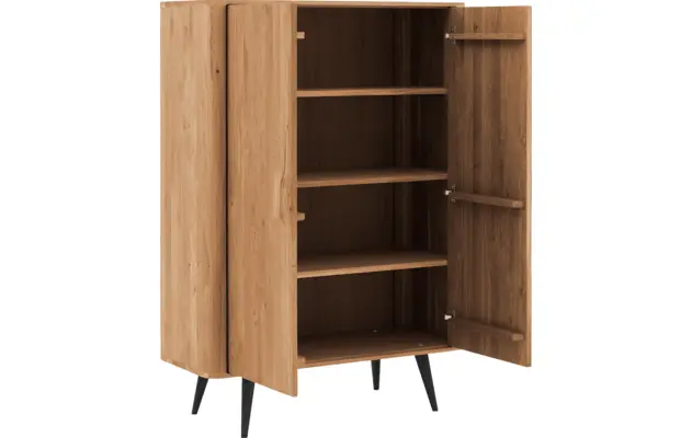 Goossens opbergkast bjarte blank eiken - 8215713-04