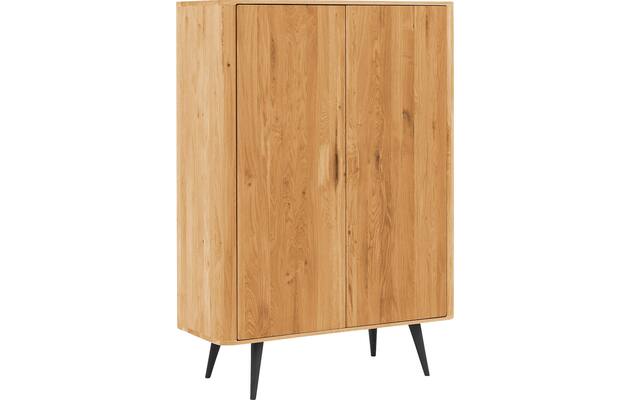 Goossens opbergkast bjarte blank eiken - 8215714-02