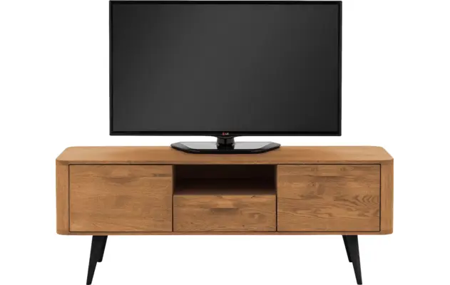 Goossens tv meubel bjarte blank eiken - 8215720-02
