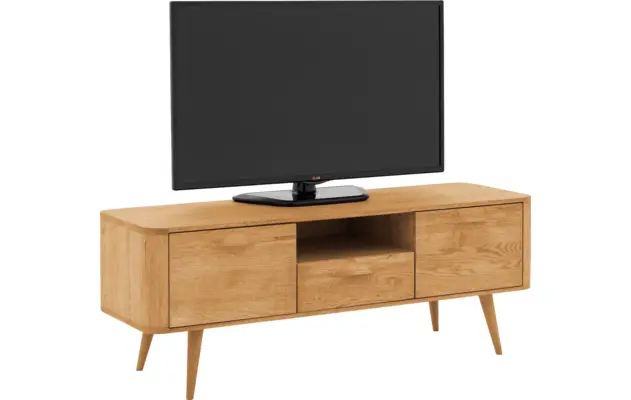 Goossens tv meubel bjarte blank eiken - 8215721-03