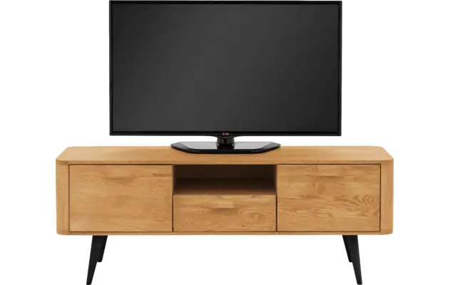 Goossens tv meubel bjarte blank eiken - 8215722-02