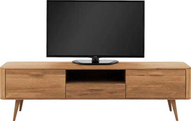 Goossens tv dressoir bjarte blank eiken - 8215723-02